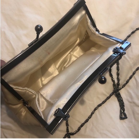 Vintage Satin Evening Purse - Picture 7 of 8